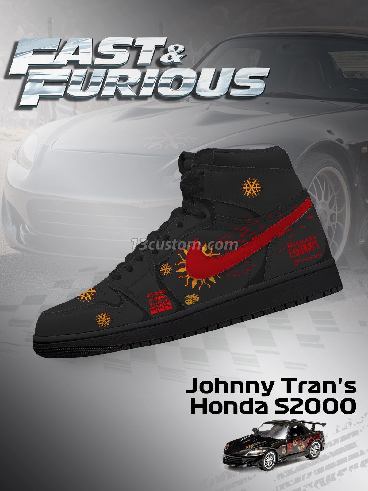 AJ1 H Johnny Tran's S2000客製化 高幫-頂級 運動鞋-V1款 主圖