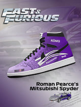 Roman Pearce's Spyder V.1 Custom High-Top Sneakers