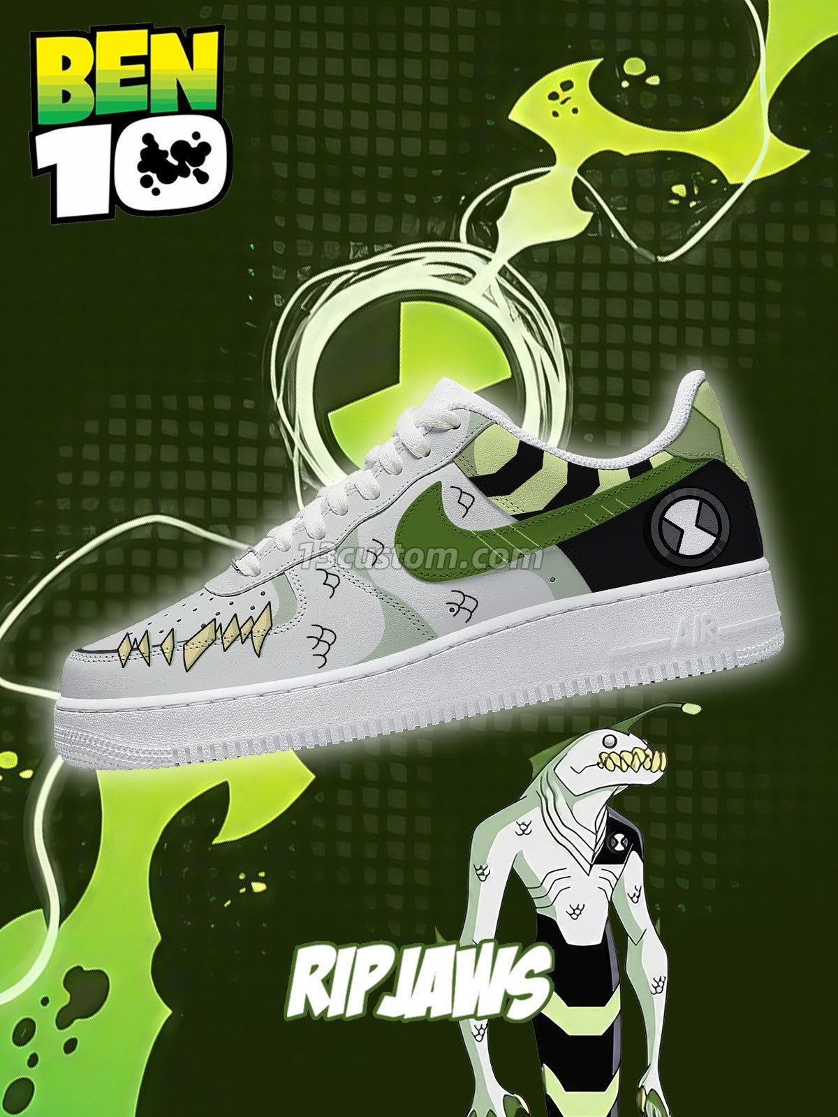 AF1 少年駭客-大鋼牙 V2 客製化運動鞋