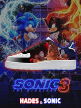 Hades and Sonic V.1 Custom Sneakers - 13custom