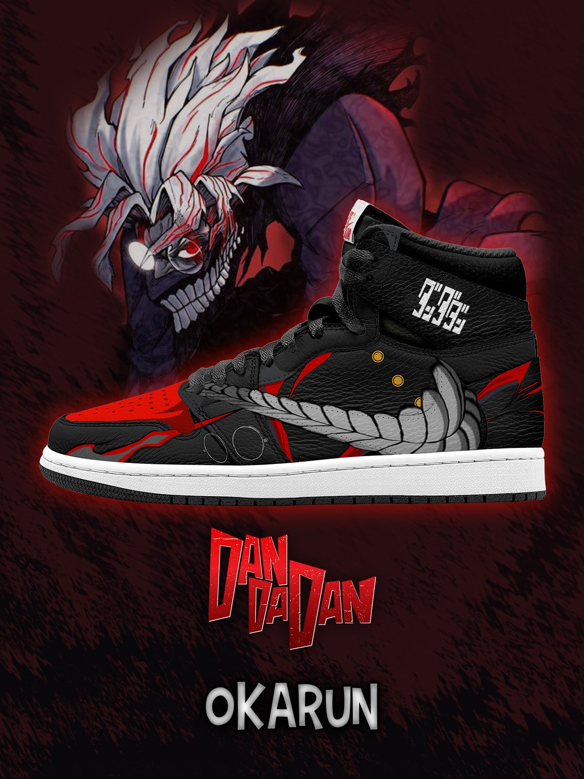 Okarun V.4 Custom TS High Sneakers - 13custom