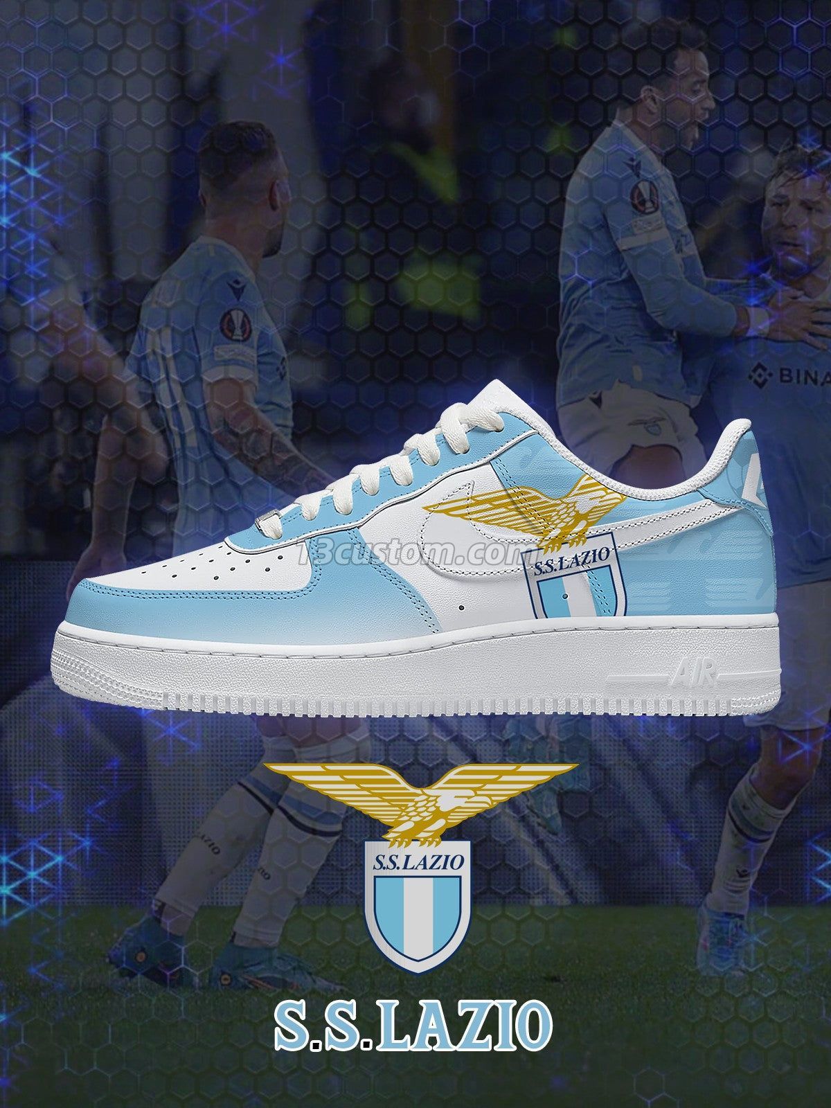 AF1 拉齊奧客製化運動鞋-V1款