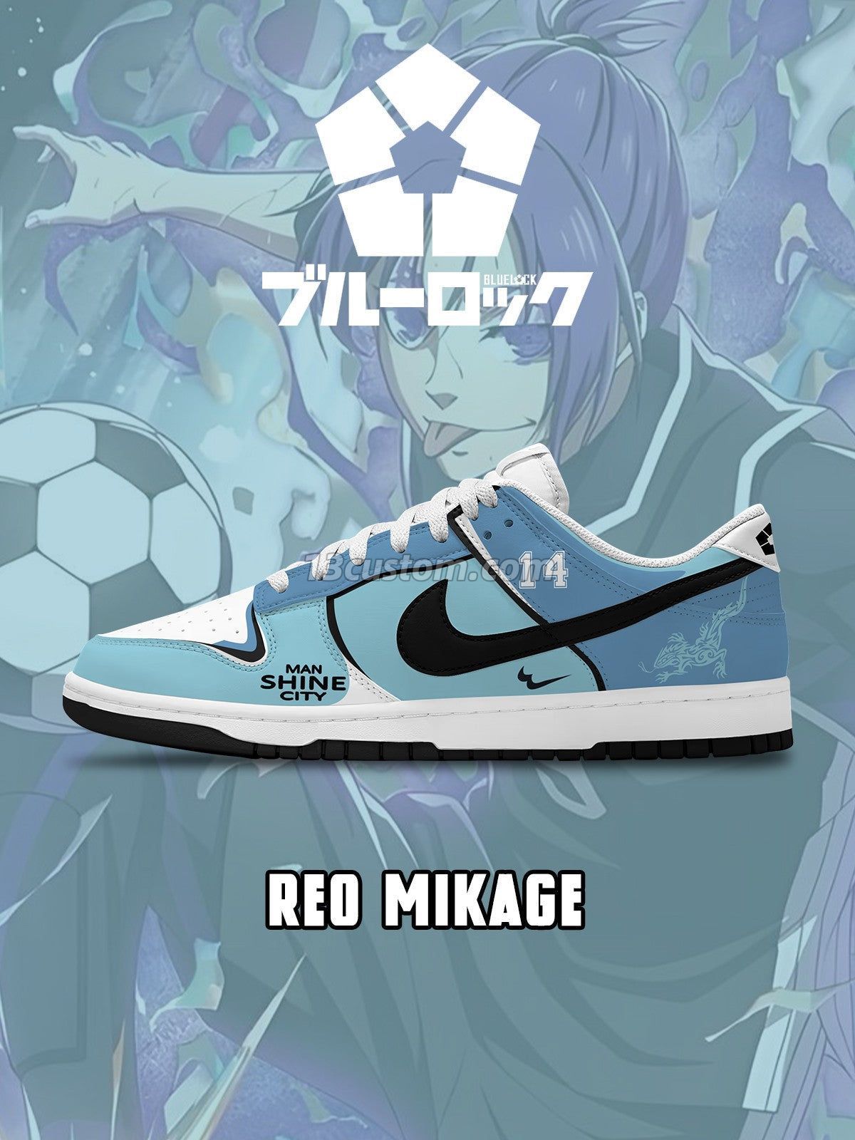 DK 藍色監獄-御影玲王 V2 客製化運動鞋 Main image