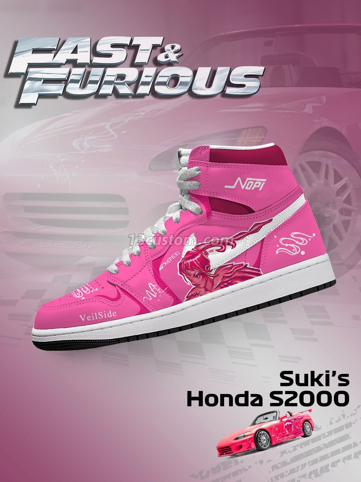 AJ1 H Suki S2000客製化 高幫-頂級 運動鞋-V1款