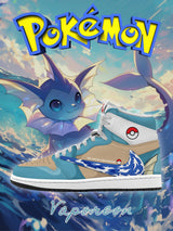 Vaporeon V.1 Custom TS High Sneakers