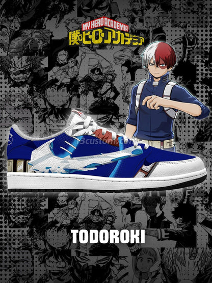 Shoto Todoroki V.2 Maßgeschneiderte TS Low Sneakers