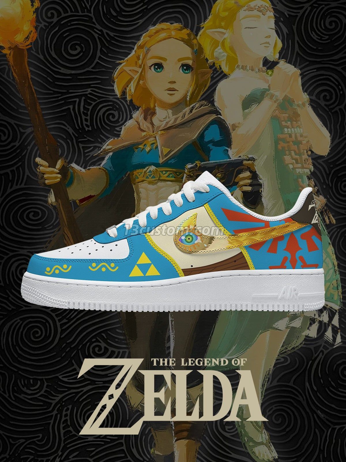 AF1 薩爾達公主客製化運動鞋-V2款