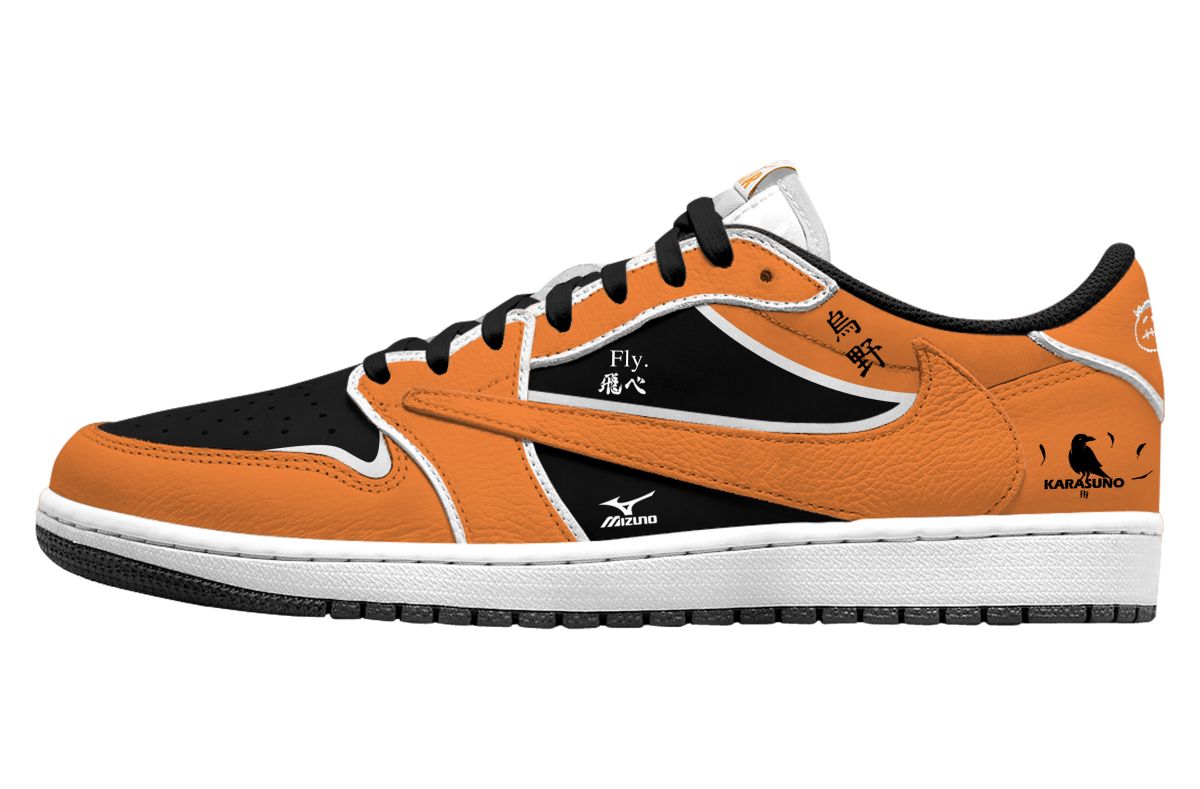 Karasuno High V.1 Custom TS Low Sneakers - 13custom