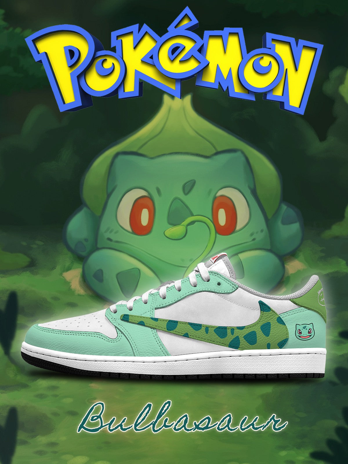 Bulbasaur V.2 Custom TS Low Sneakers
