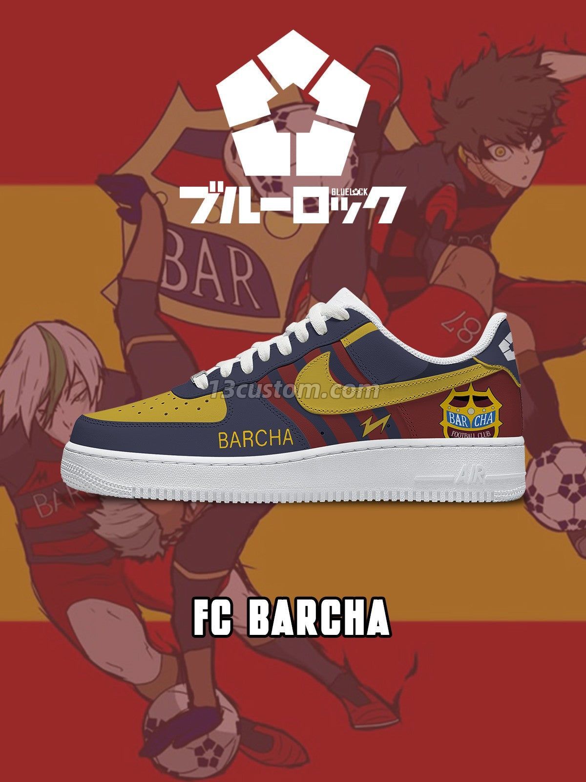 FC Barcha V.1 Maßgeschneiderte Sneakers