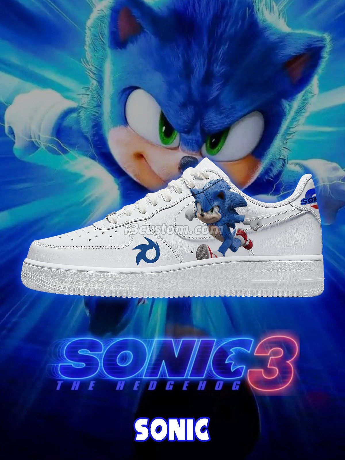 AF1 音速小子-索尼克 V2 客製化運動鞋