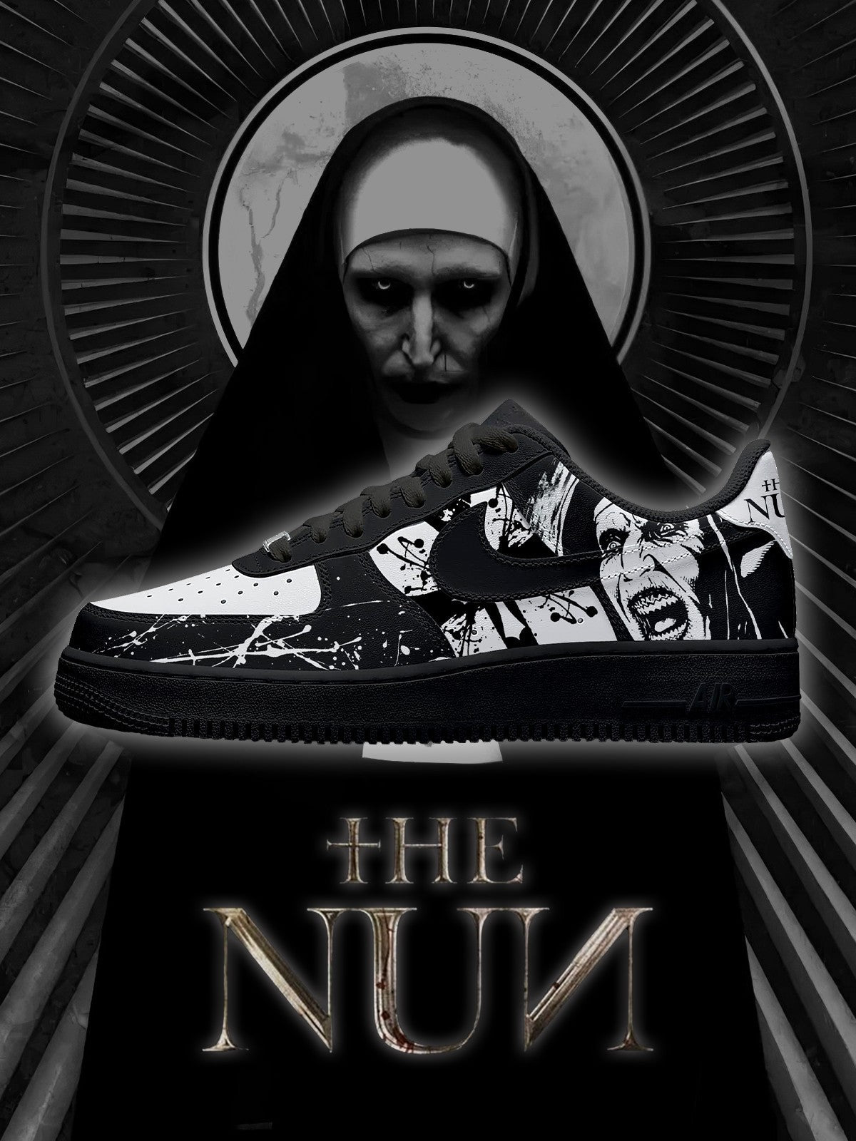 The Nun V.1 Custom Sneakers - 13custom