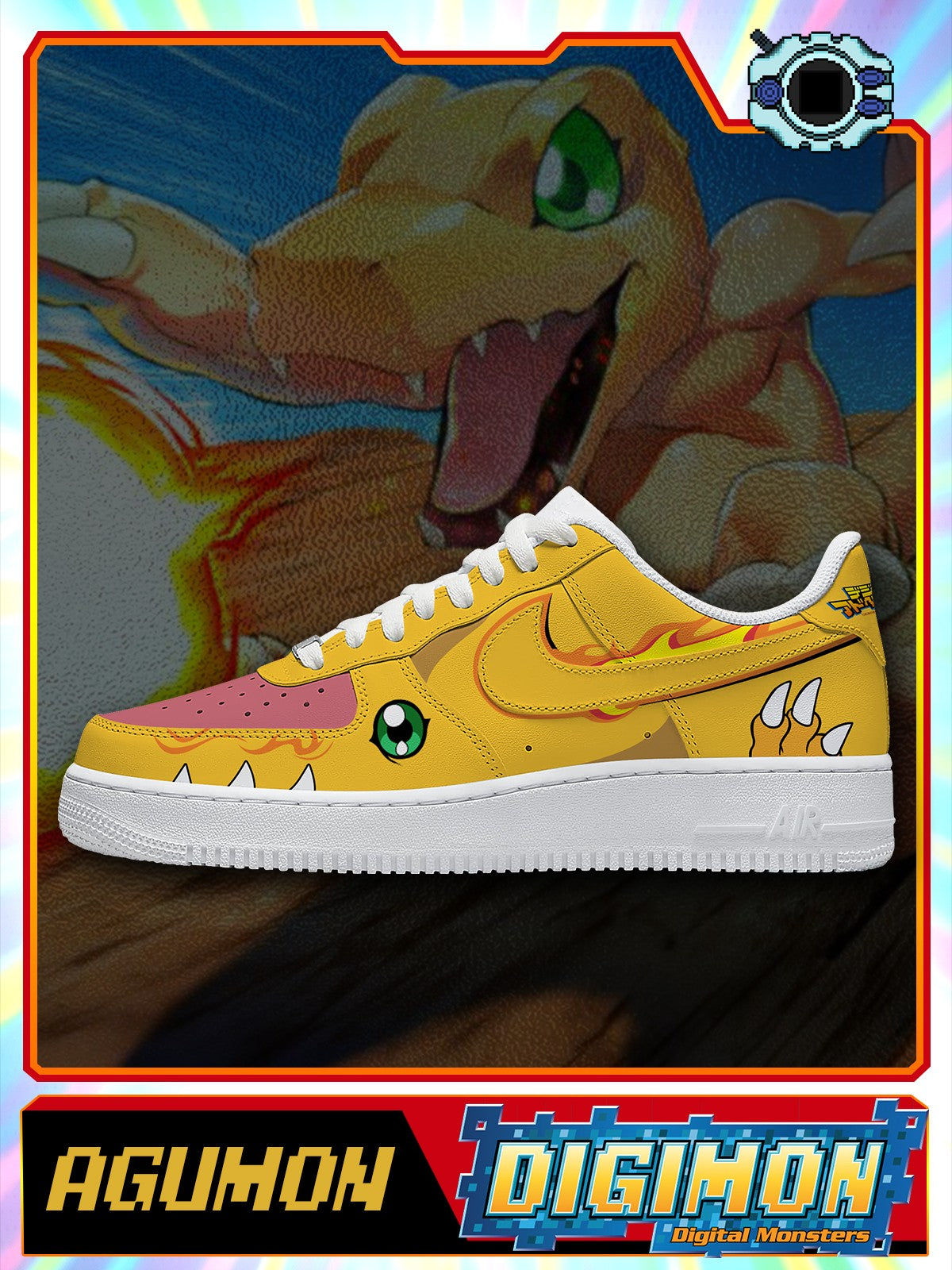 Agumon V.1 Custom Air-Style Sneakers