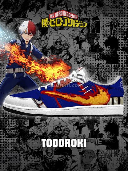 Shoto Todoroki V.2 Maßgeschneiderte TS Low Sneakers