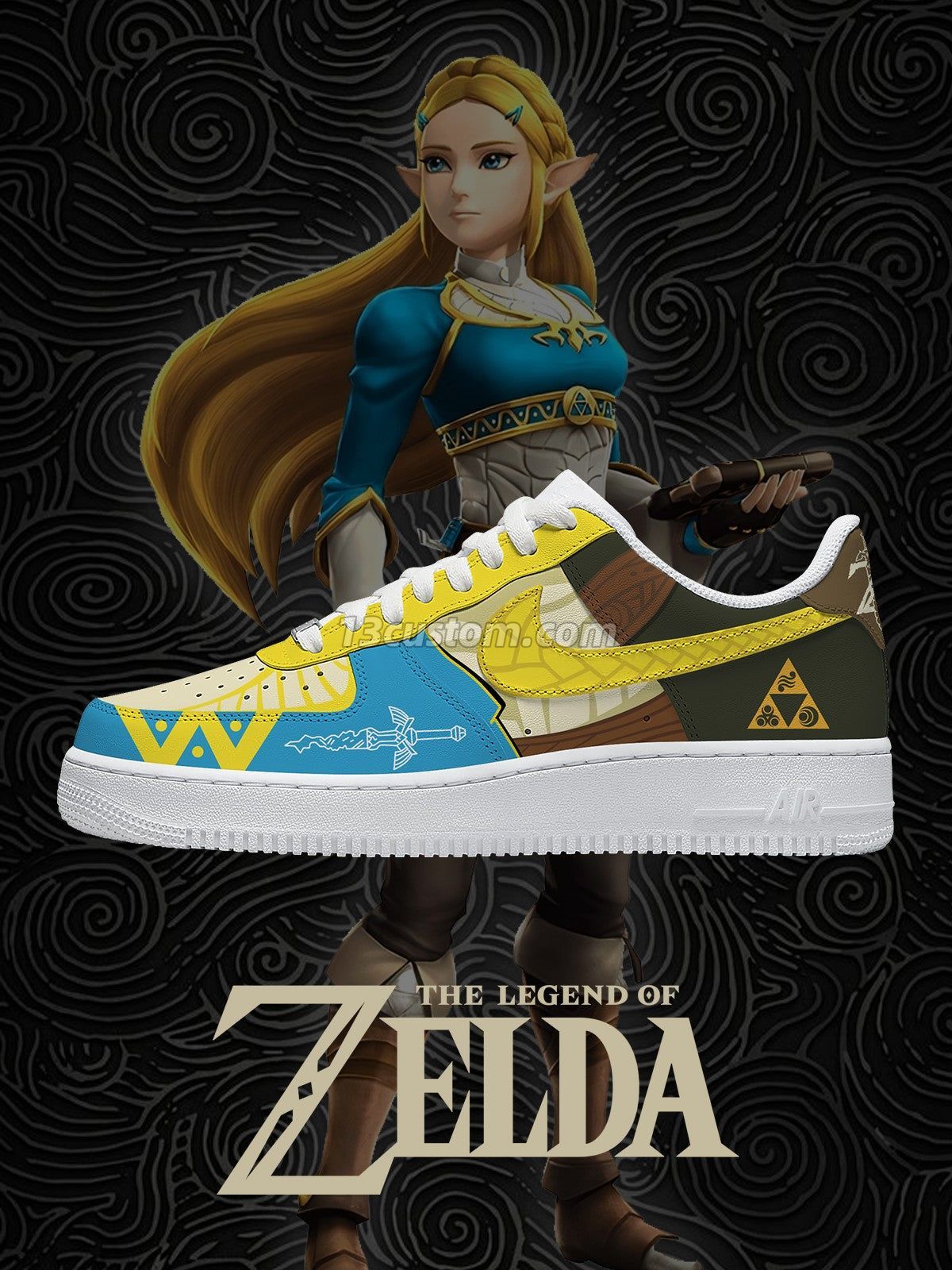 AF1 薩爾達公主客製化運動鞋-V3款