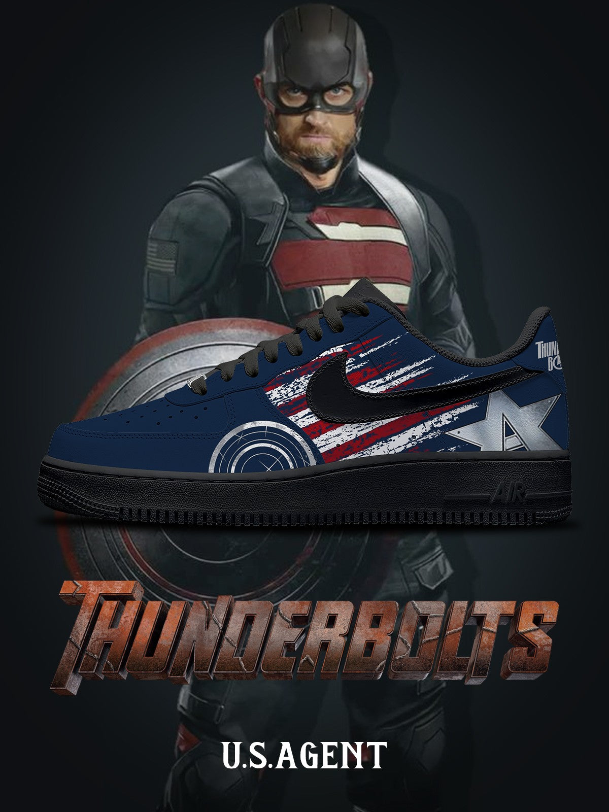 U.S.Agent V.1 Custom Sneakers