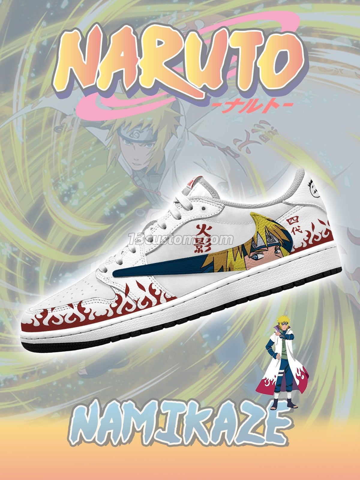 Namikaze Minato V.1 Custom TS Low Sneakers