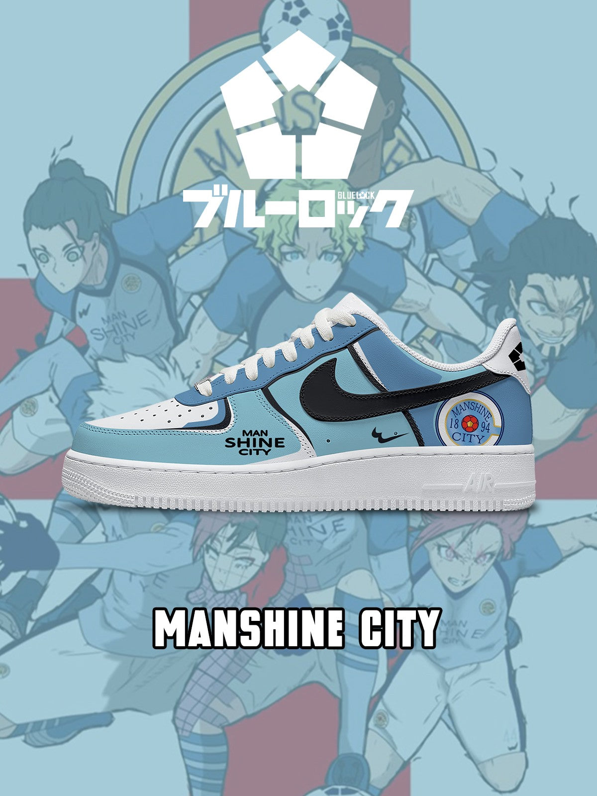 Manshine City V.1 Custom Sneakers - 13custom
