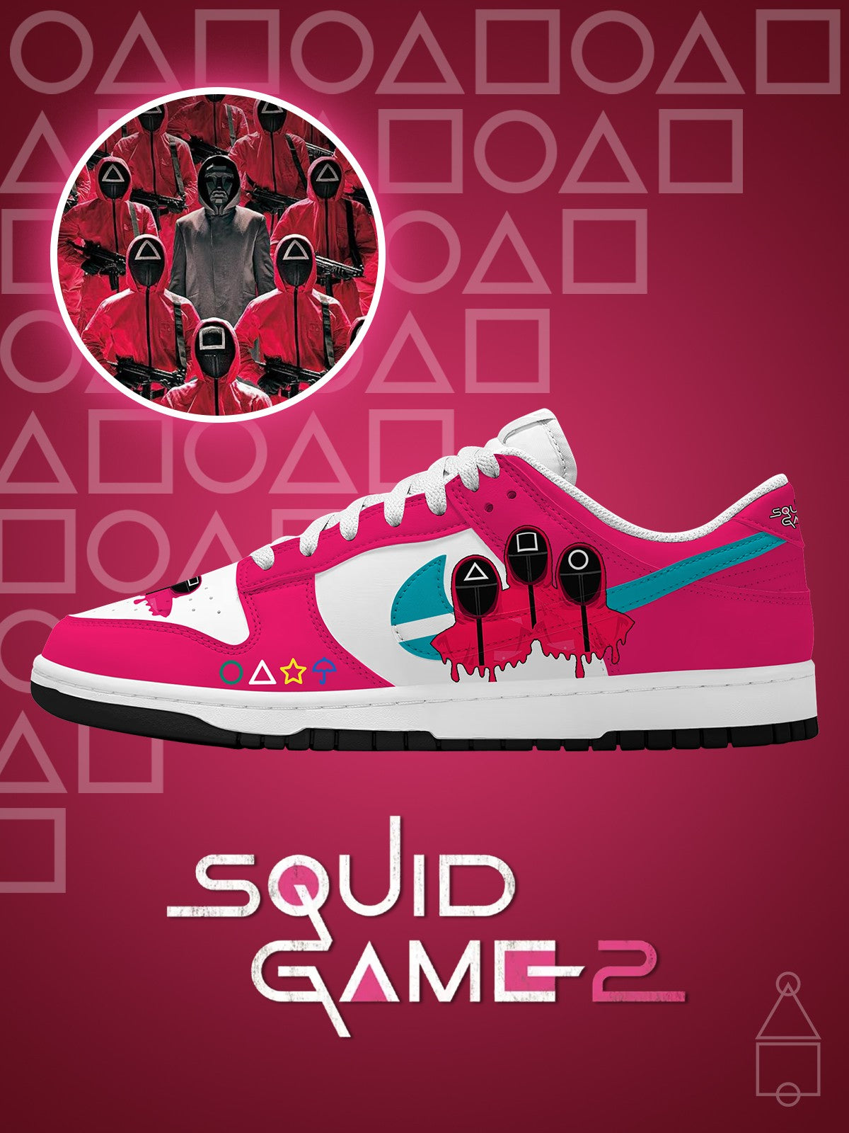Guards V.1 Custom Court-Low Sneakers - 13custom