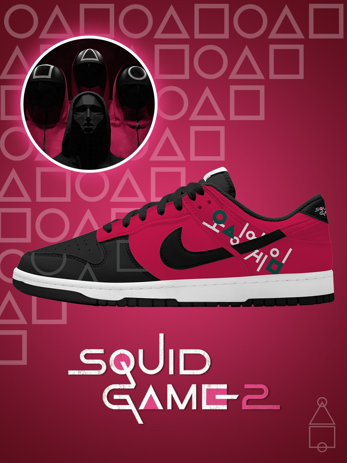 Guards V.2 Custom Court-Low Sneakers - 13custom