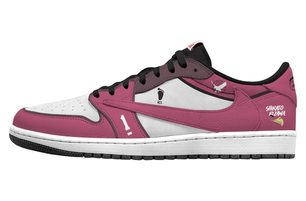Shiratorizawa Academy V.1 Custom TS Low Sneakers - 13custom