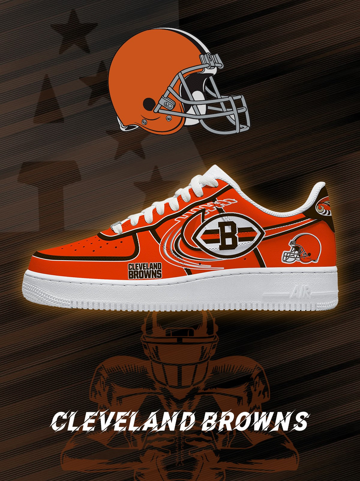 Cleveland Football V.2 Custom Sneakers
