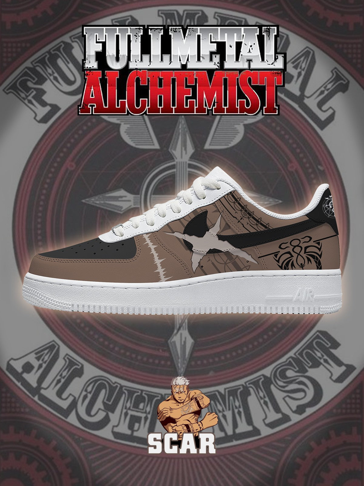 AF1 鋼之鍊金術師-斯卡 V1 客製化運動鞋