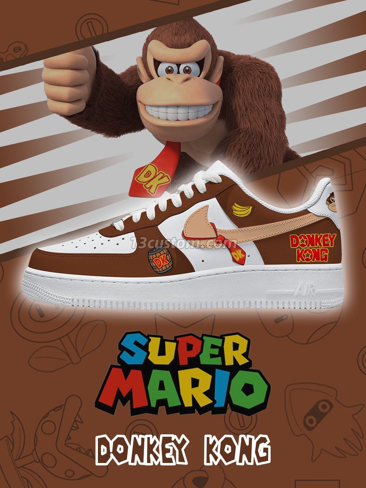 AF1 Donkey Kong客製化運動鞋-V1款