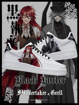 Undertaker and Grell V.1 Custom Sneakers - 13custom