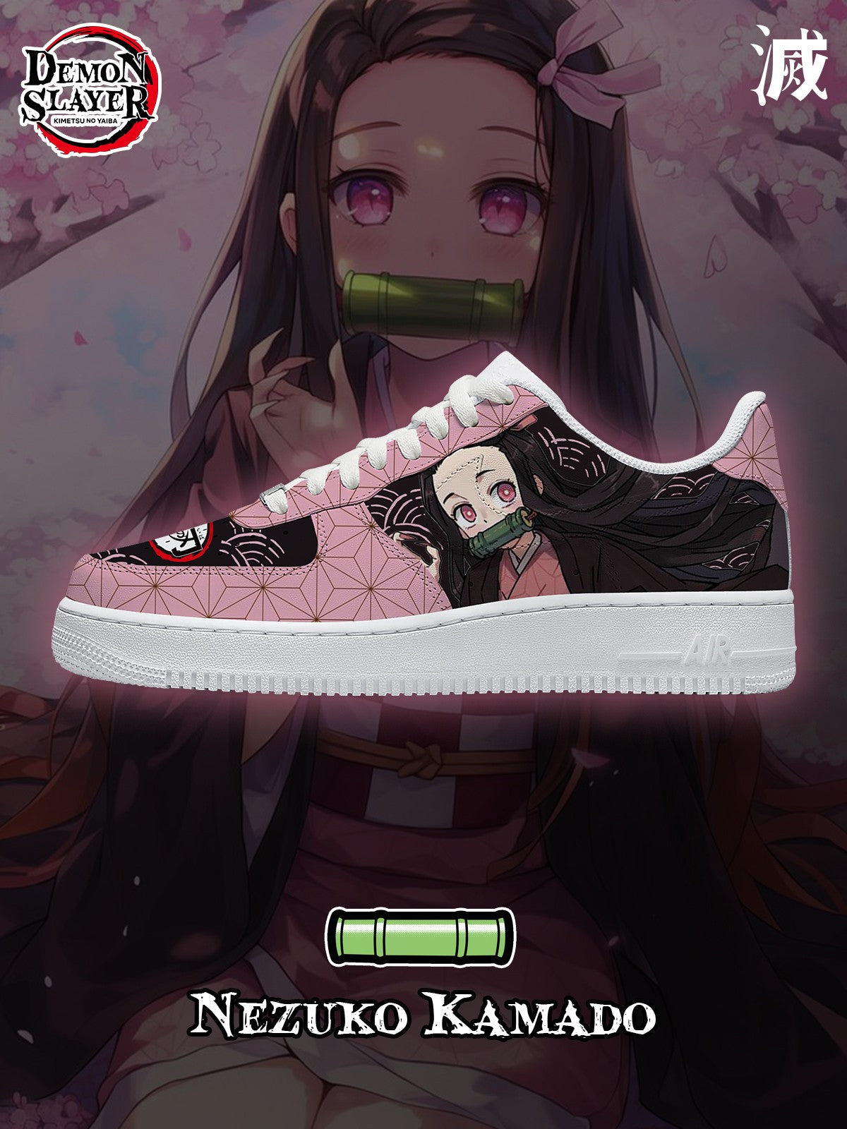 Nezuko Kamado V.3 Custom Sneakers - 13custom