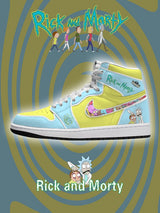 R and M V.1 Custom High-Top Sneakers