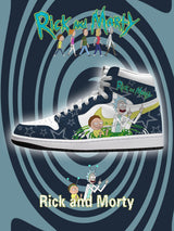 R and M V.2 Custom High-Top Sneakers