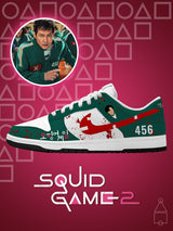Seong Gi-hun V.1 Custom Court-Low Sneakers - 13custom