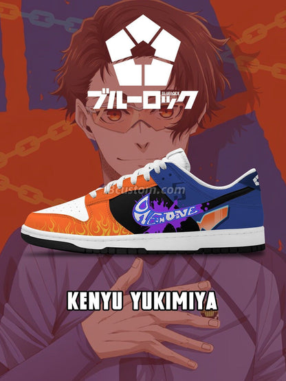 Kenyu Yukimiya V.6 Custom Court-Low Sneakers