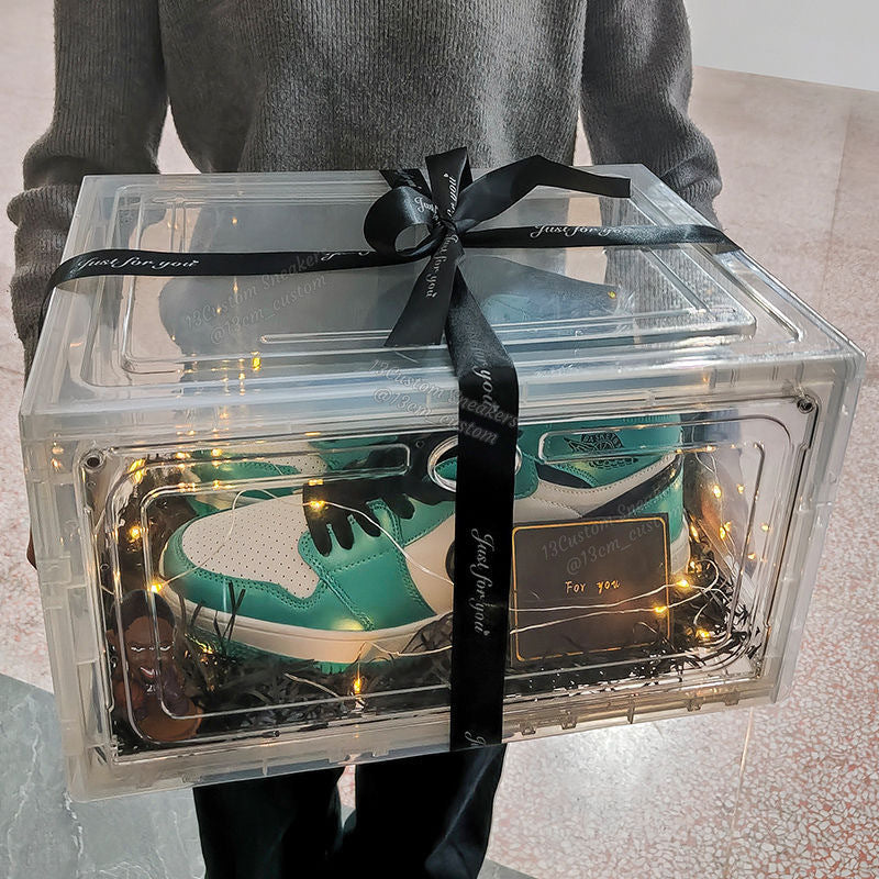 Caja transparente para zapatos Alec - antioxidante