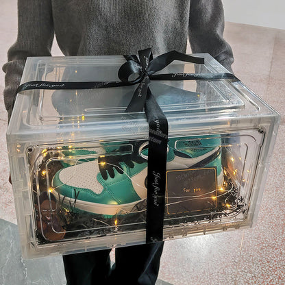 Caja transparente para zapatos Alec - antioxidante