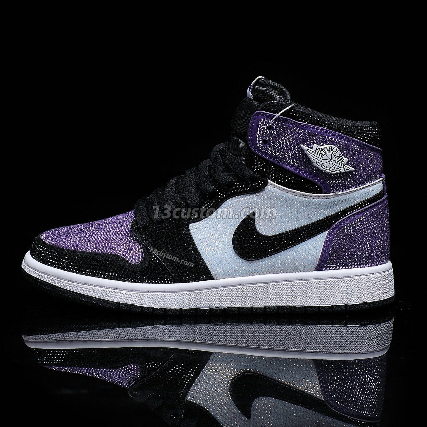 0094-AJ1 High 黑紫滿天星 主圖