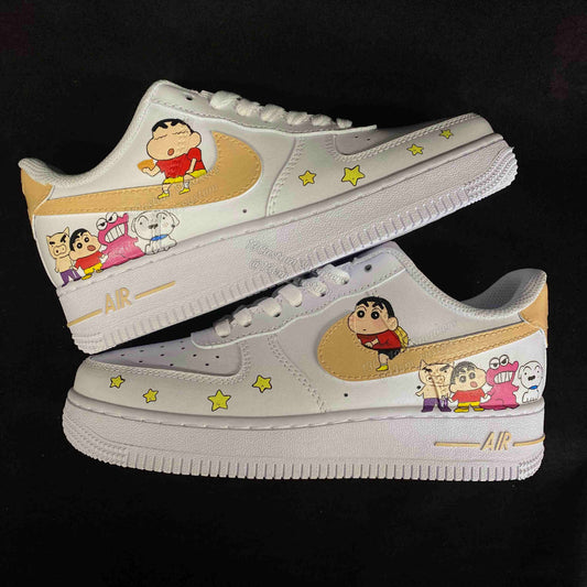 0549-Logo amarillo de Crayon Shin-chan