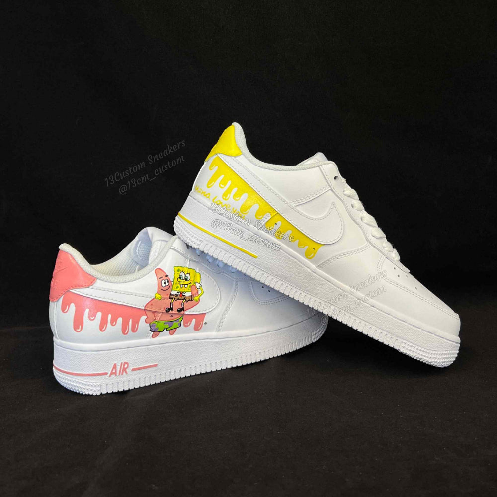 0670-Schwammkopf und Patrick flüssiges Logo