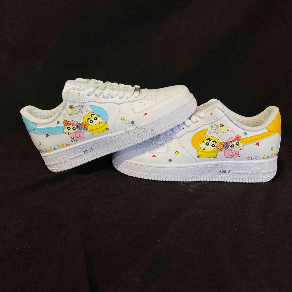 0546 - Crayon Shin-chan and Little Aoi Blue and Yellow Model