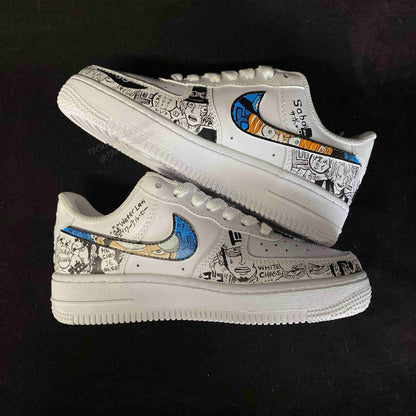 0601-One Piece Luffy doble imagen cuatro lados