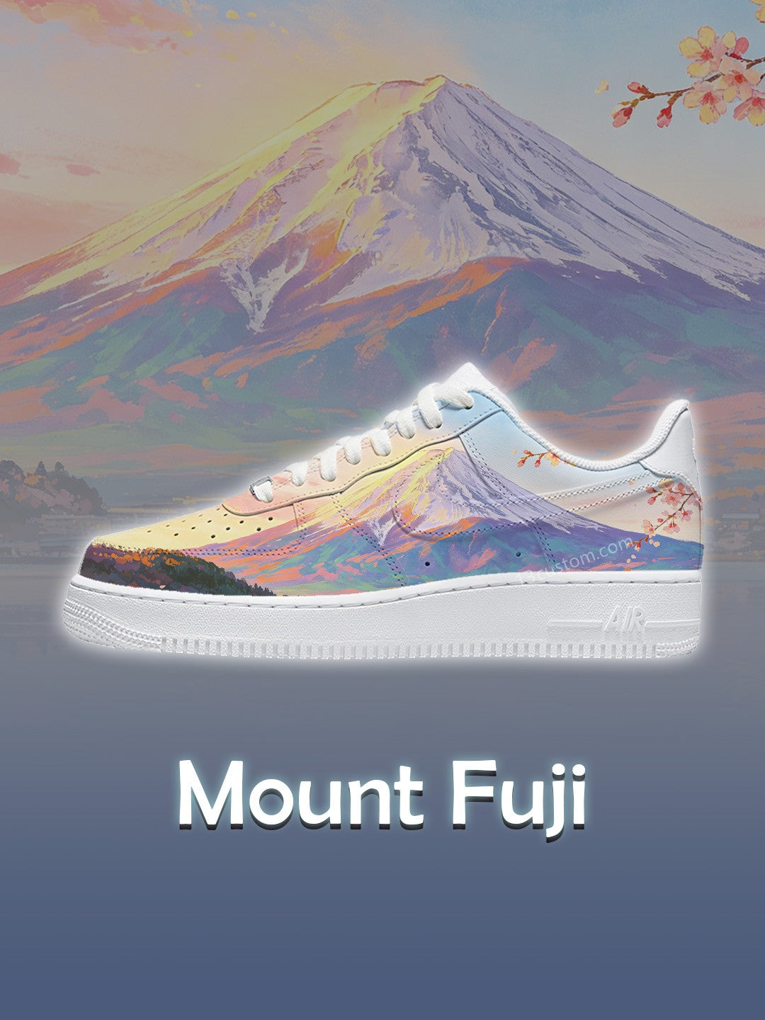 AF1 富士山 客製化運動鞋