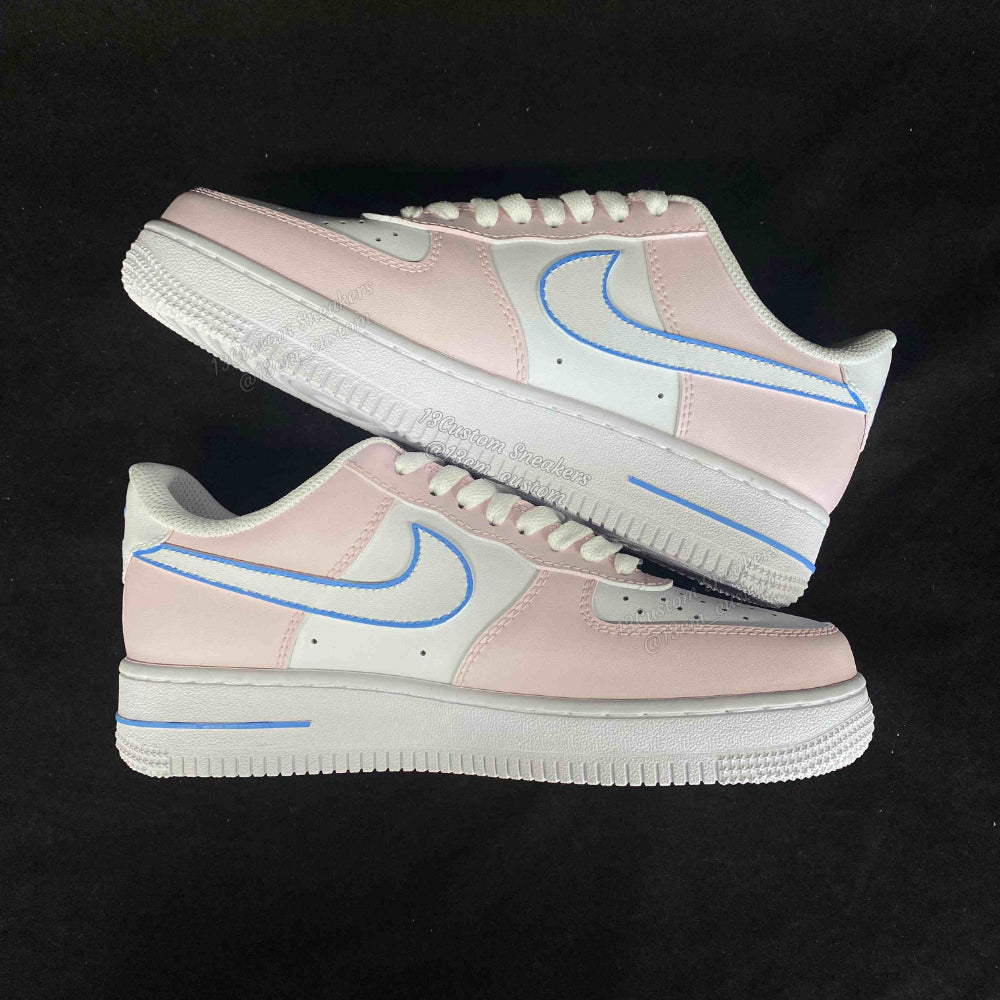 0574-비행소녀경찰 파란색 전체 패턴