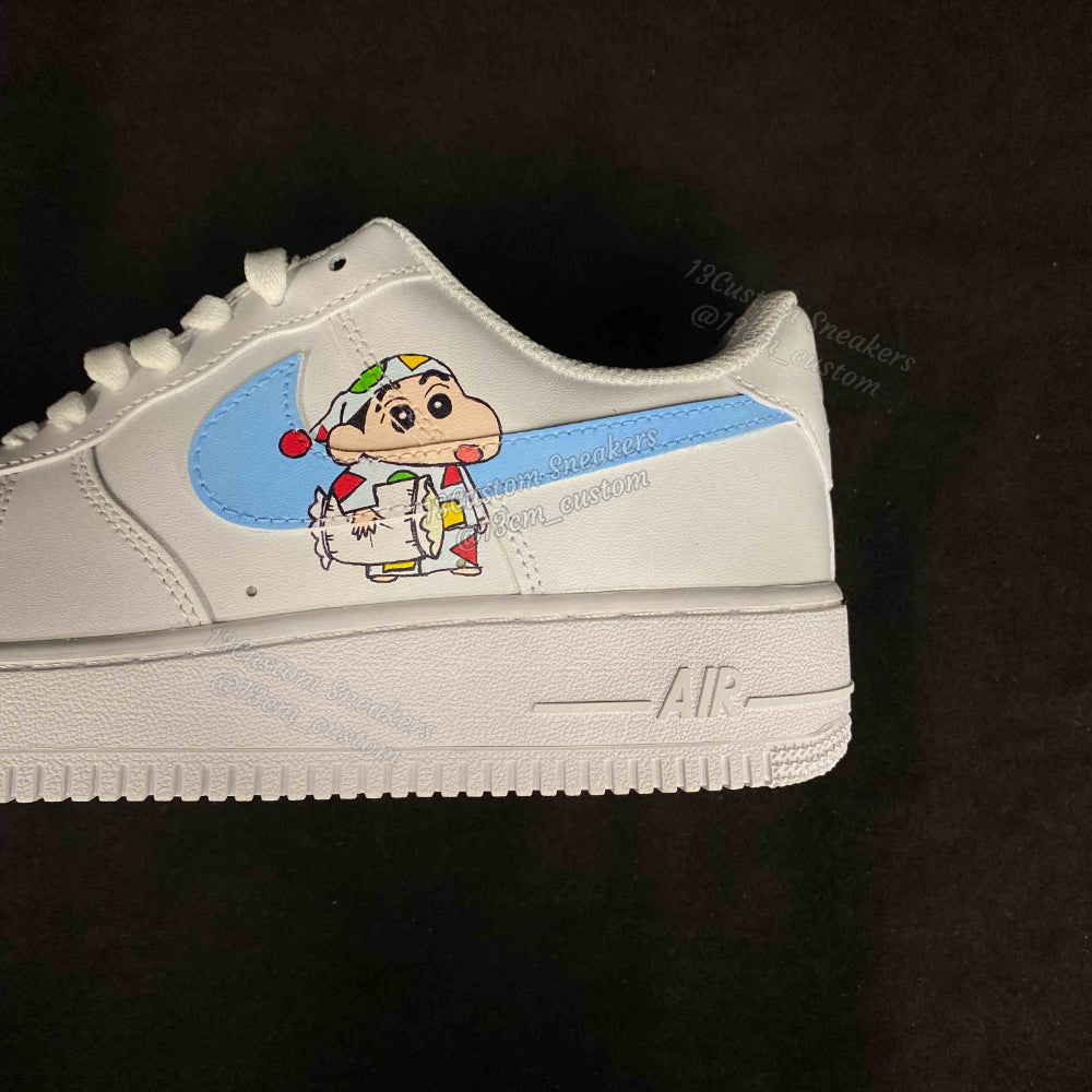 0537-심플 블루 로고 잠옷 소신