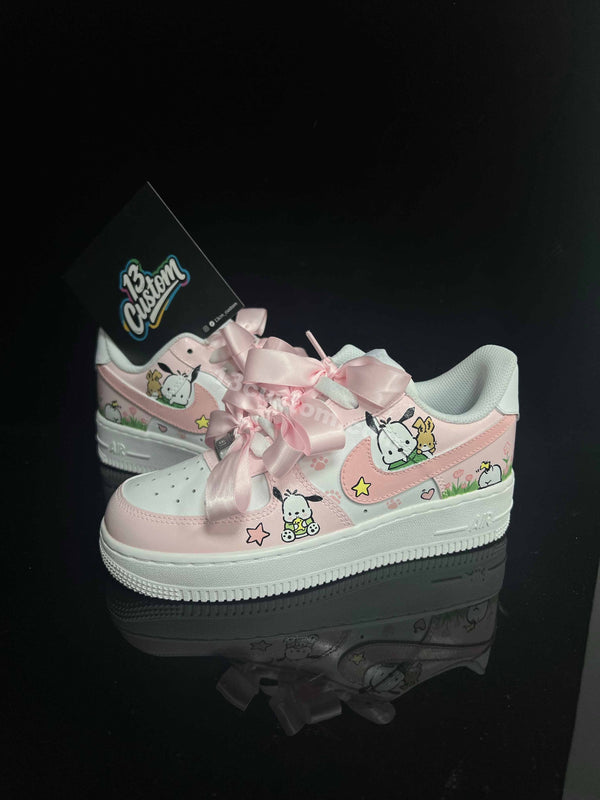 AF1 粉紅色帕恰狗蝴蝶結