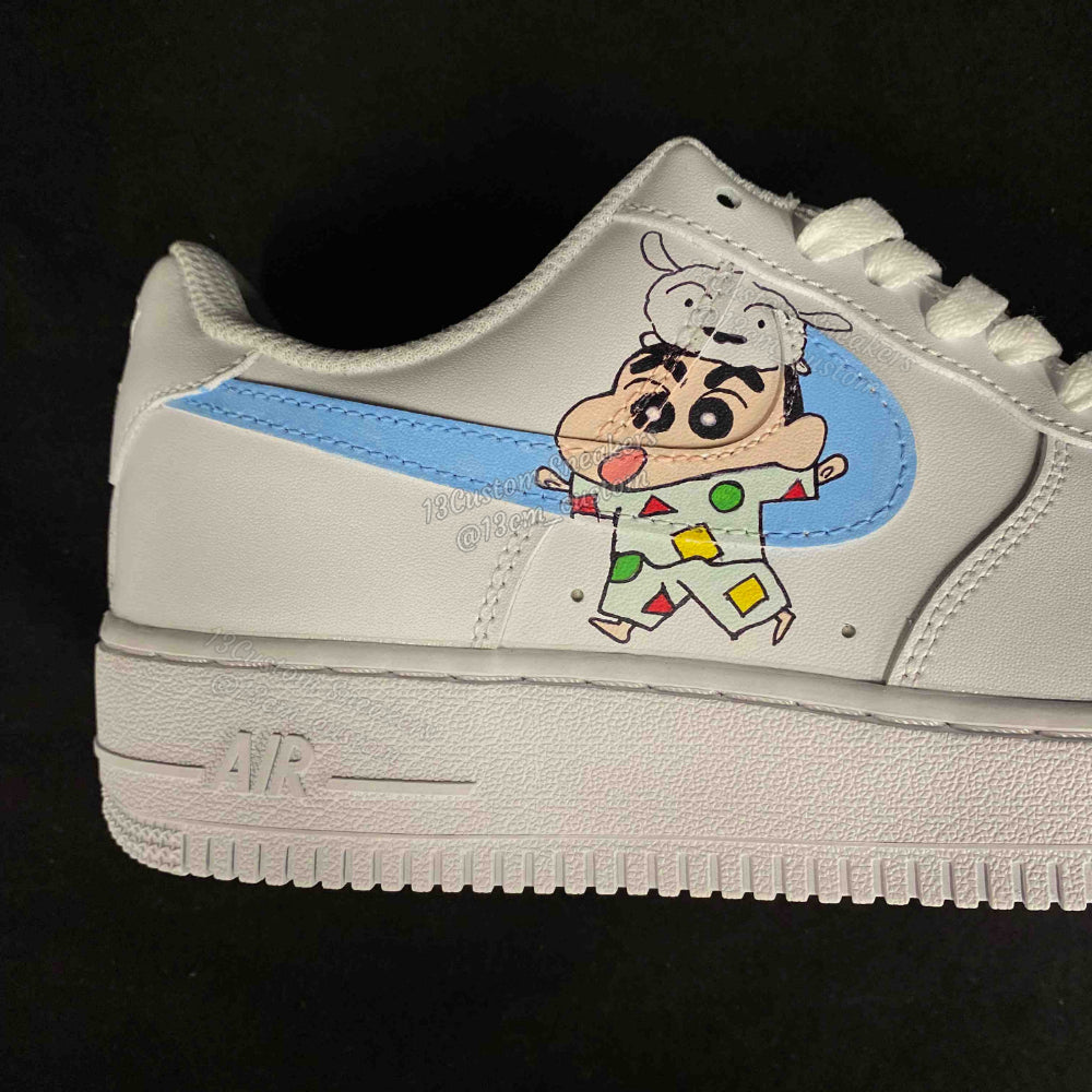 0537-심플 블루 로고 잠옷 소신