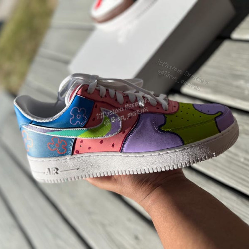 0684-Esponja Bob Graffiti de Colores Vivos