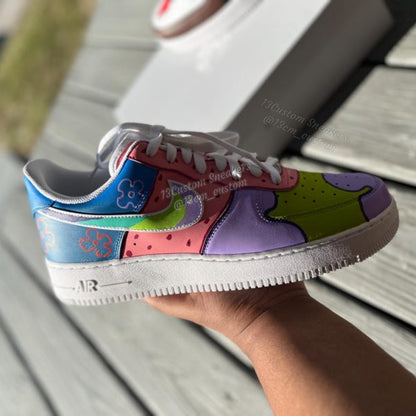 0684-Esponja Bob Graffiti de Colores Vivos