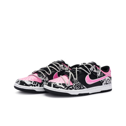 0453-Black and White Powder Deconstructed Texture 2D