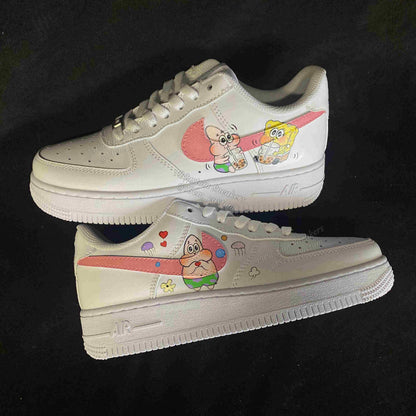 0673-Q판 스폰지밥 분홍색 로고2